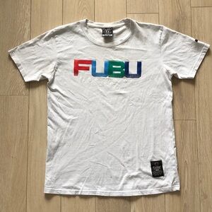 FUBU Worldwide T Shirt Embroidered